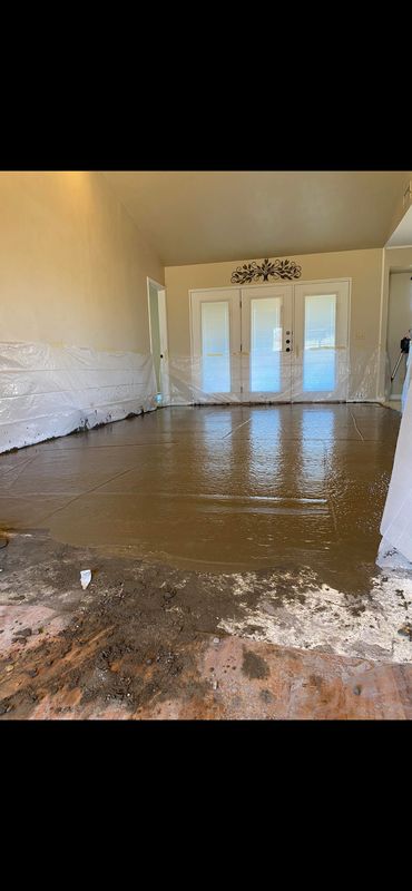 Concrete foundation