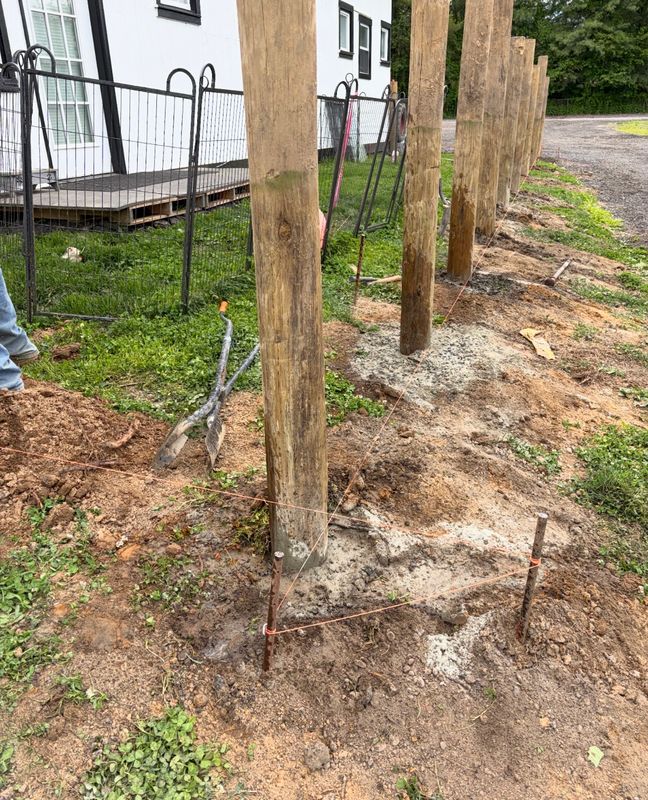 Structural Block, Concrete Footers, Curb