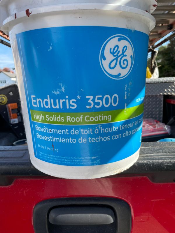 Silicon roof coating