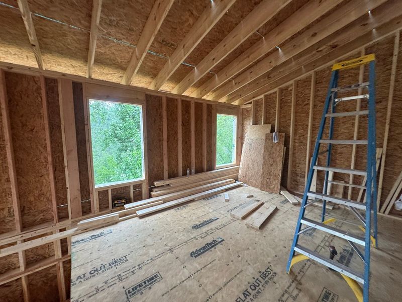 Framing a new cabin