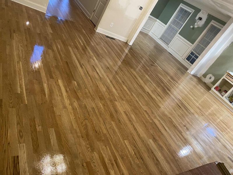 Solid hardwood installation