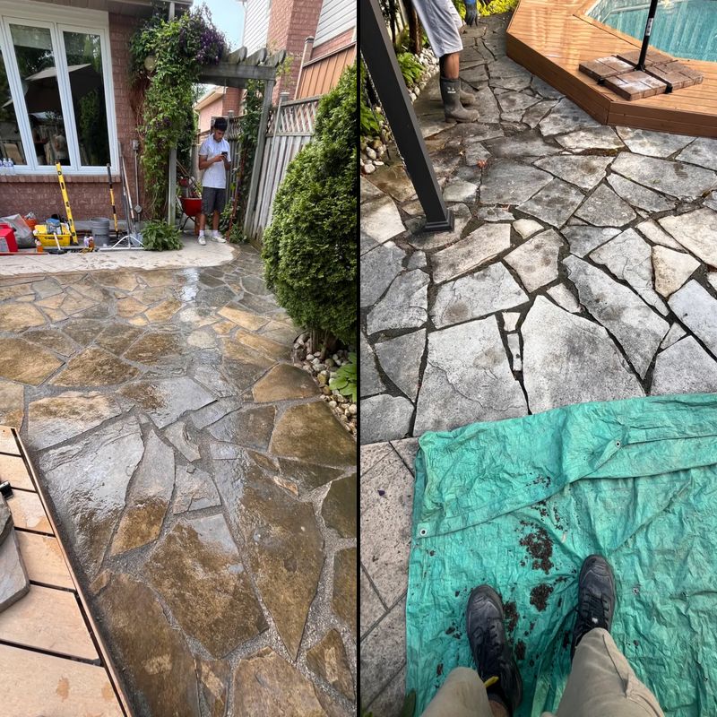 Interlock Pressure Washing & Re-Sanding