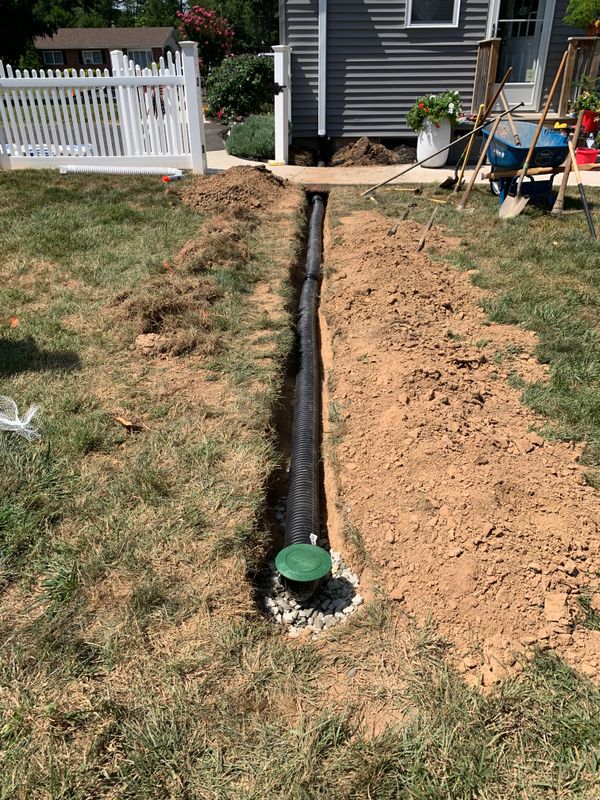 Outdoor French Drains