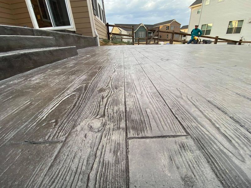 Stamped Concrete Installation