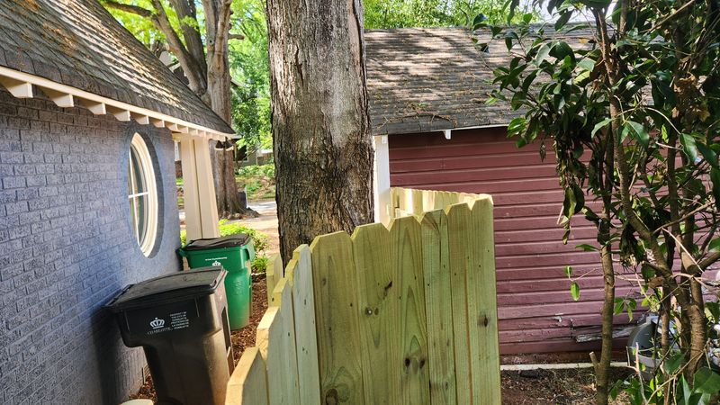 Wood Privacy Fence - Charlotte, NC