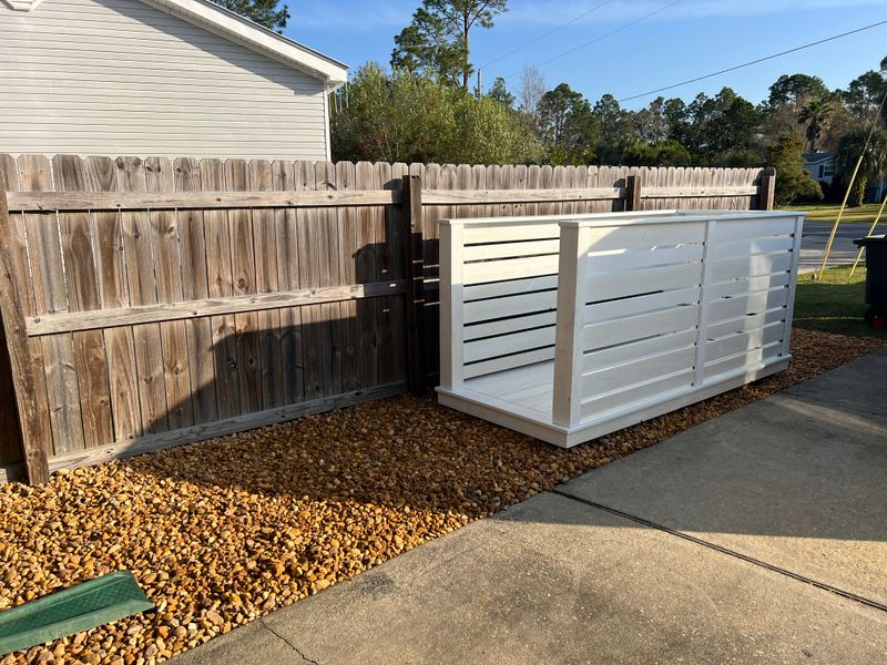 Fence installation