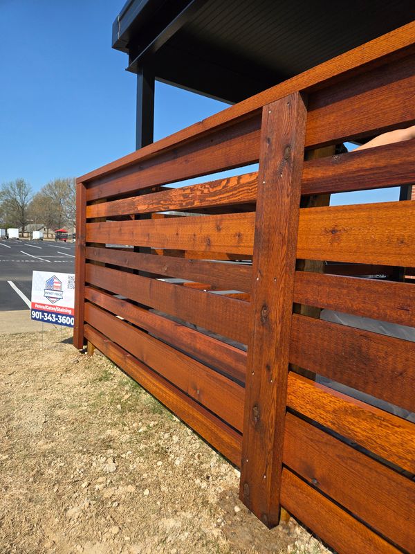 Fence Staining