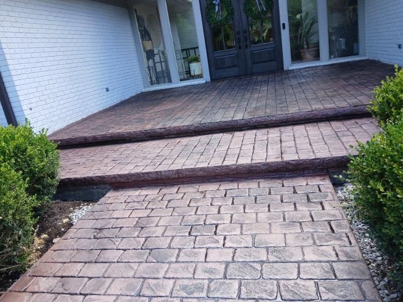 Stamped Concrete Installation