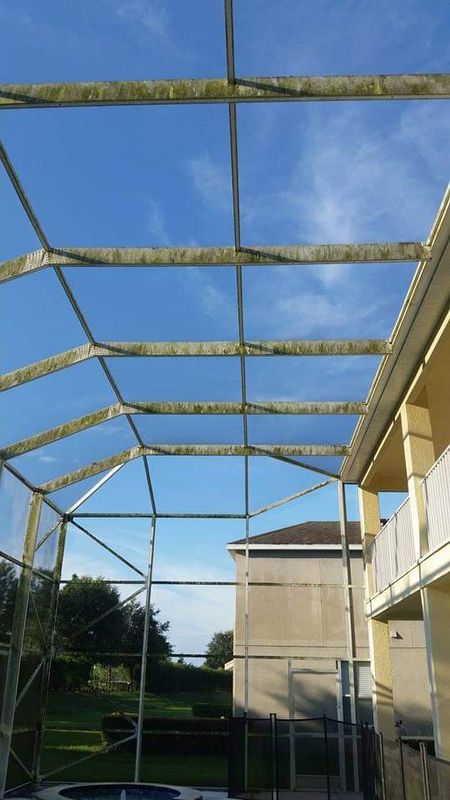 Pool Deck and Pool Cage Cleaning