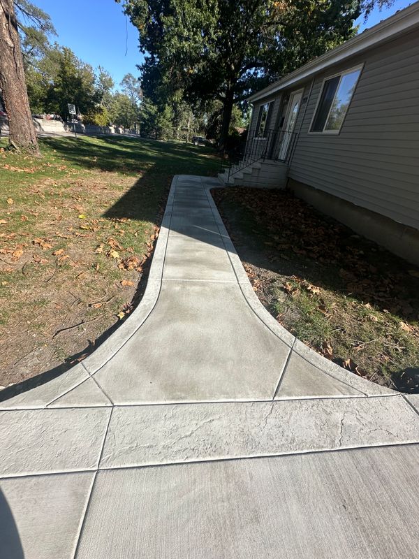 Stamped Concrete Installation