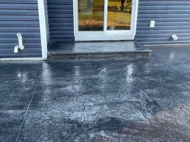 Stamped Concrete Installation