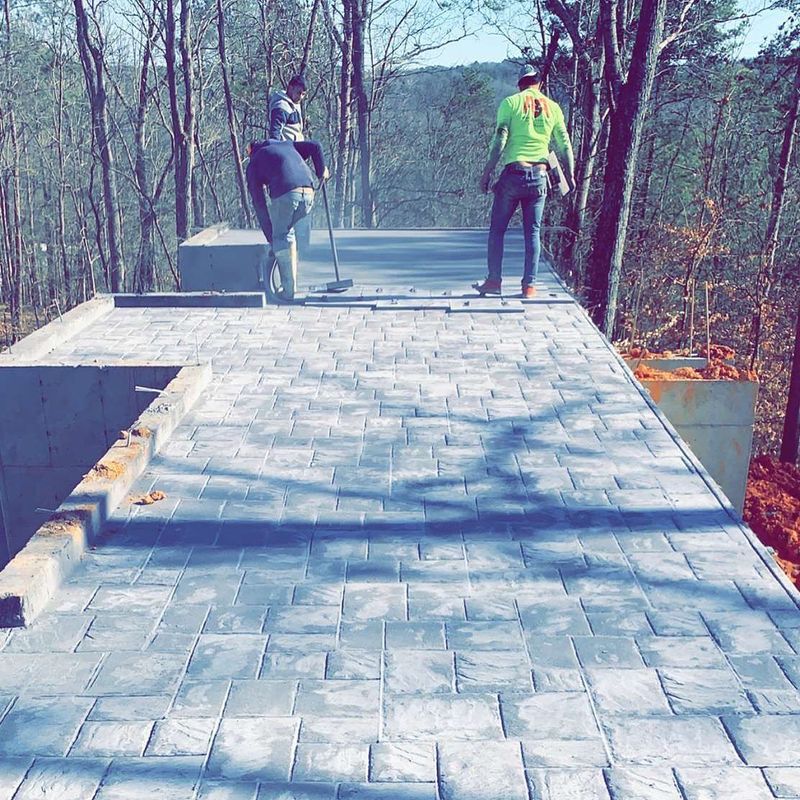 Stamped Concrete Installation