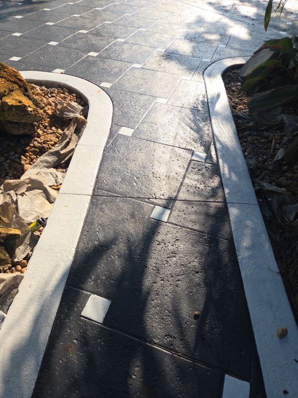 Stamped Concrete Installation