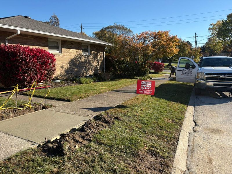 Sidewalk Installation