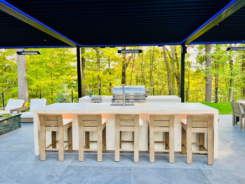 Outdoor Kitchen Construction