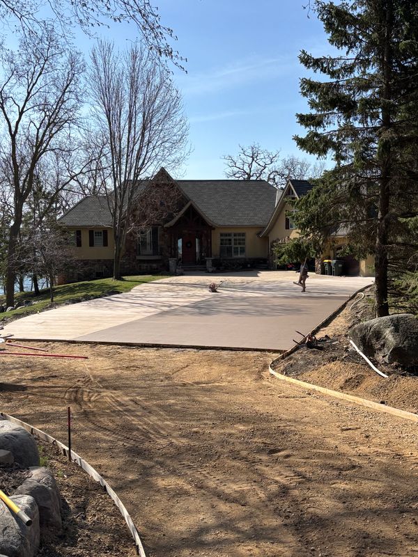 Patio and Driveways