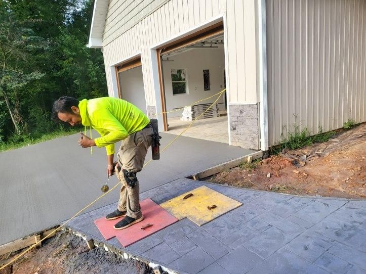 Stamped Concrete Installation