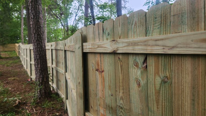 Wood Privacy Fence - Charlotte, NC