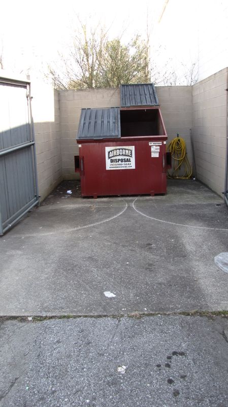 Eco-Safe Dumpster pad Cleaning