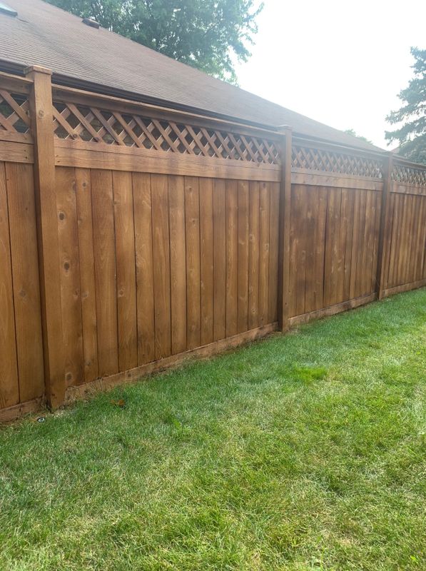 Fence Cleaning and Staining