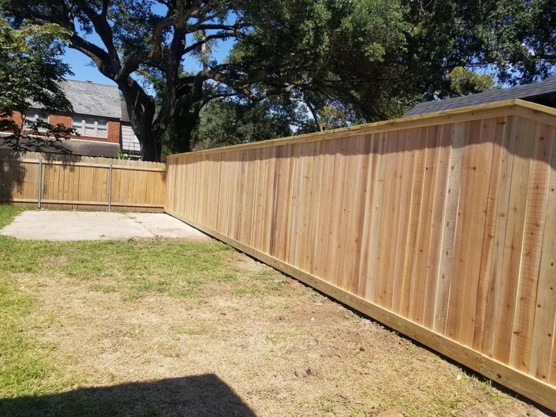 Privacy 3 Rail Cedar Fencing