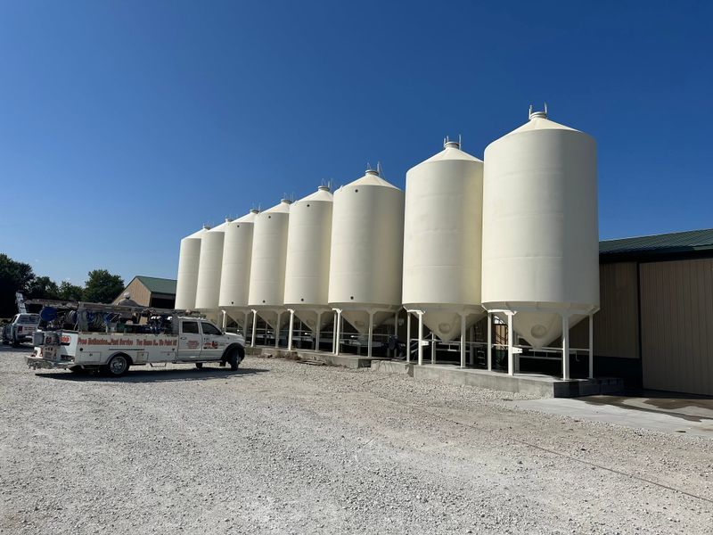 Feed Bins Painting