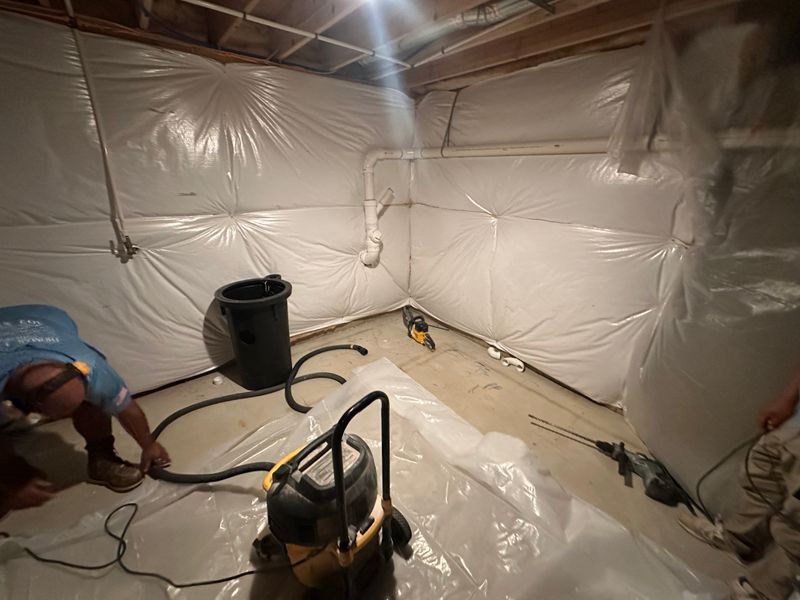 Edgar basement bathroom