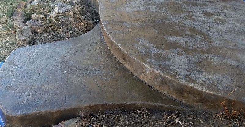 Stamped Concrete Installation