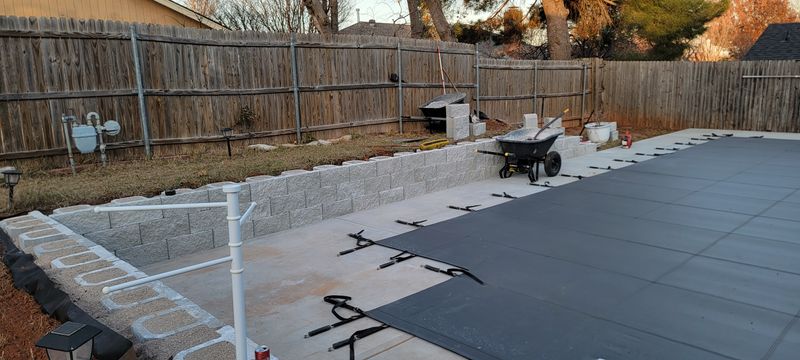 Retaining Wall Installation