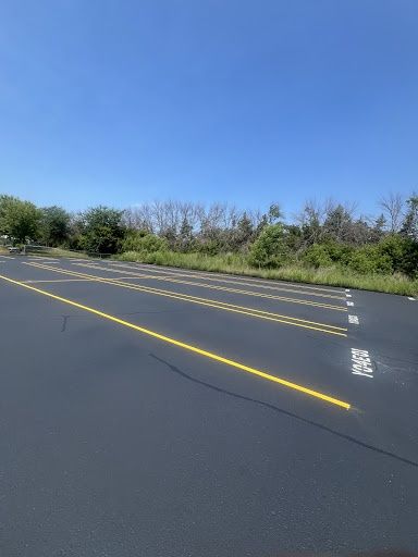 New Parking Lot Striping