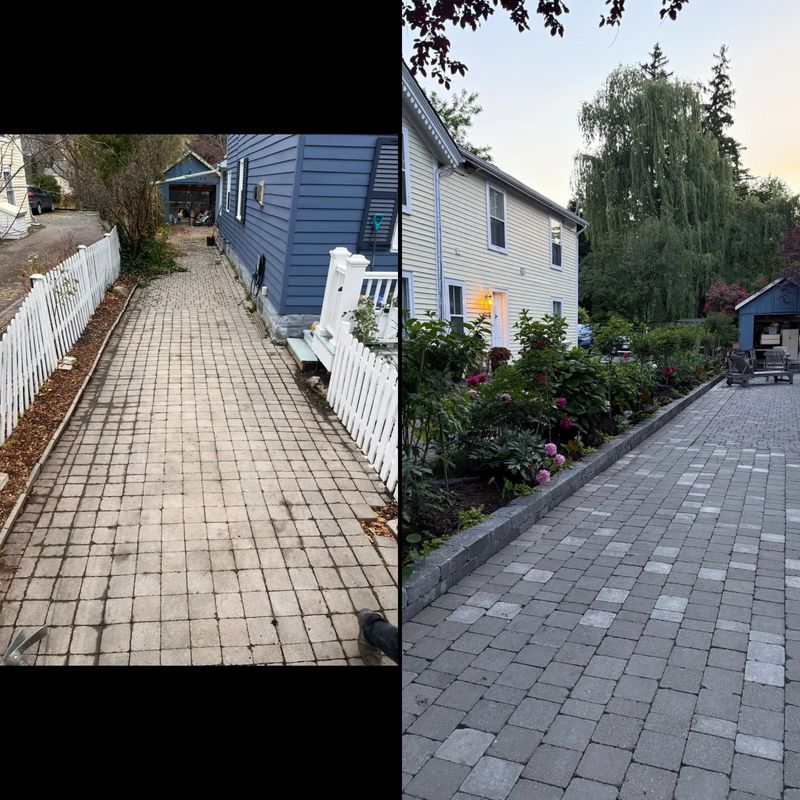 Interlock Pressure Washing & Re-Sanding