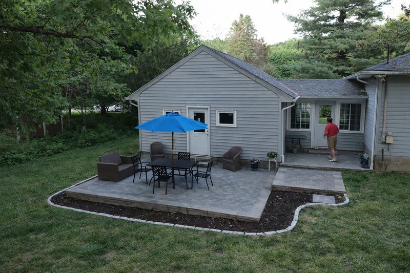 Hardscaping installation