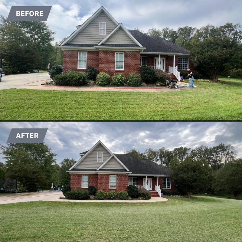 Pressure washing 
