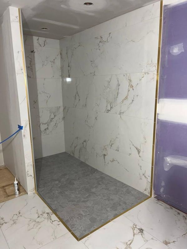 Tile installation