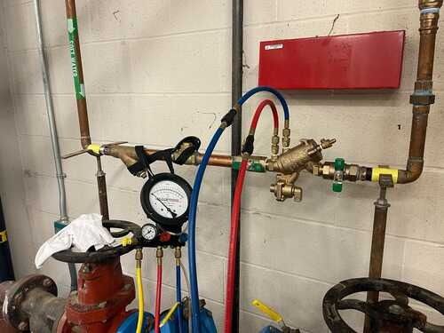 Backflow assembly tested and certified