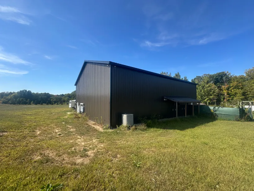 Pole barn, finished