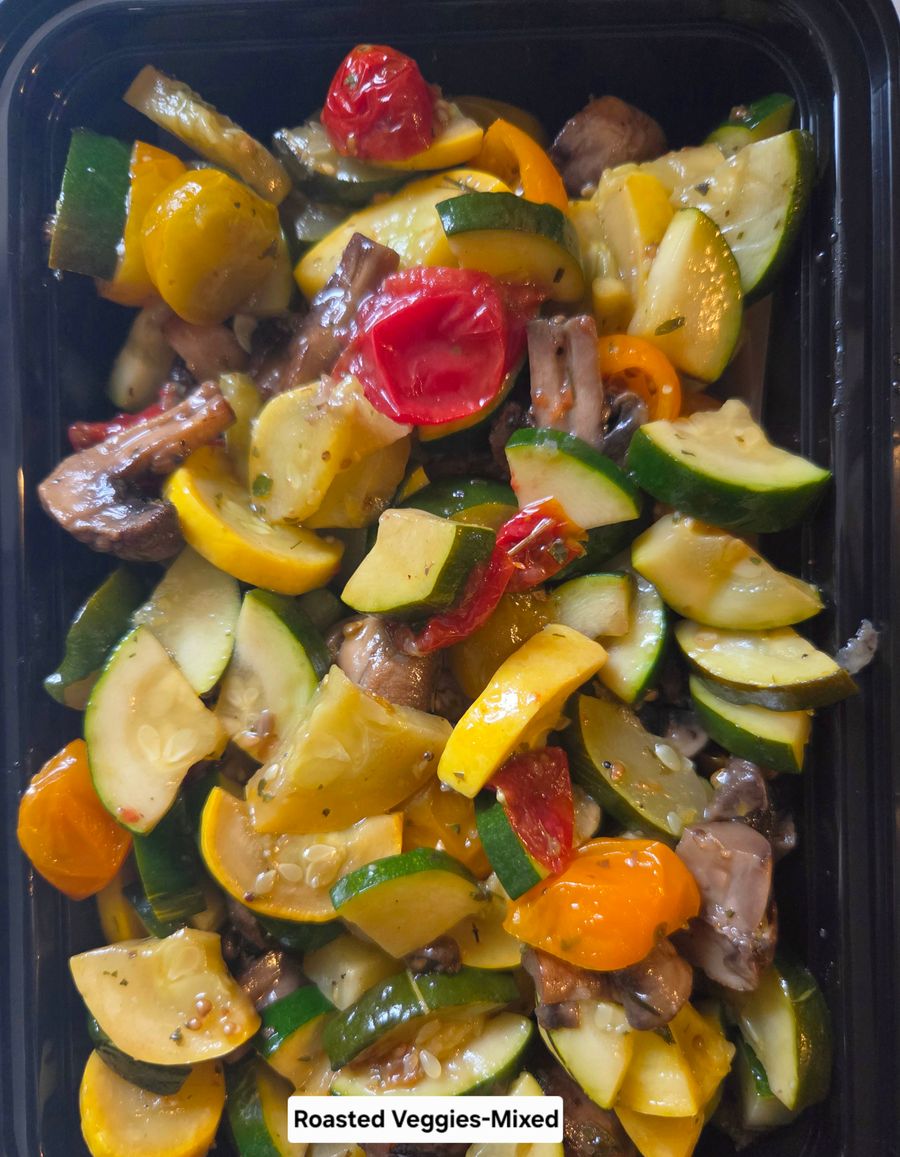 Roasted mixed vegetables