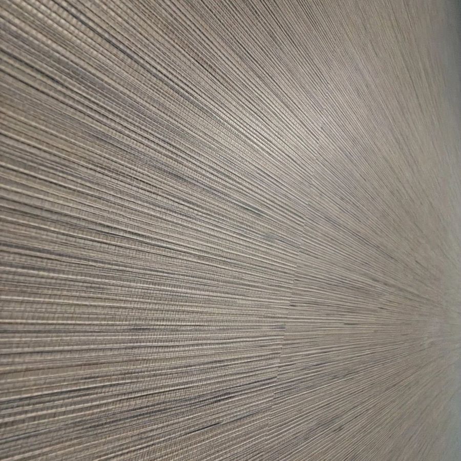 Grasscloth wallpaper with a soft linear texture