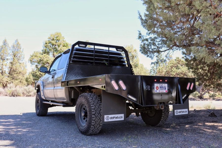 Double Diamond flatbed on a Chevy 1500