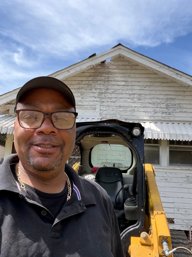 James Wyckoff, CEO and COO of S&J Professional Services, on a job site