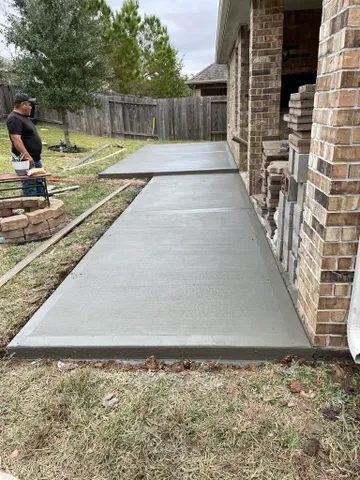 Stamped Concrete for Villa Concrete in The Woodlands, TX