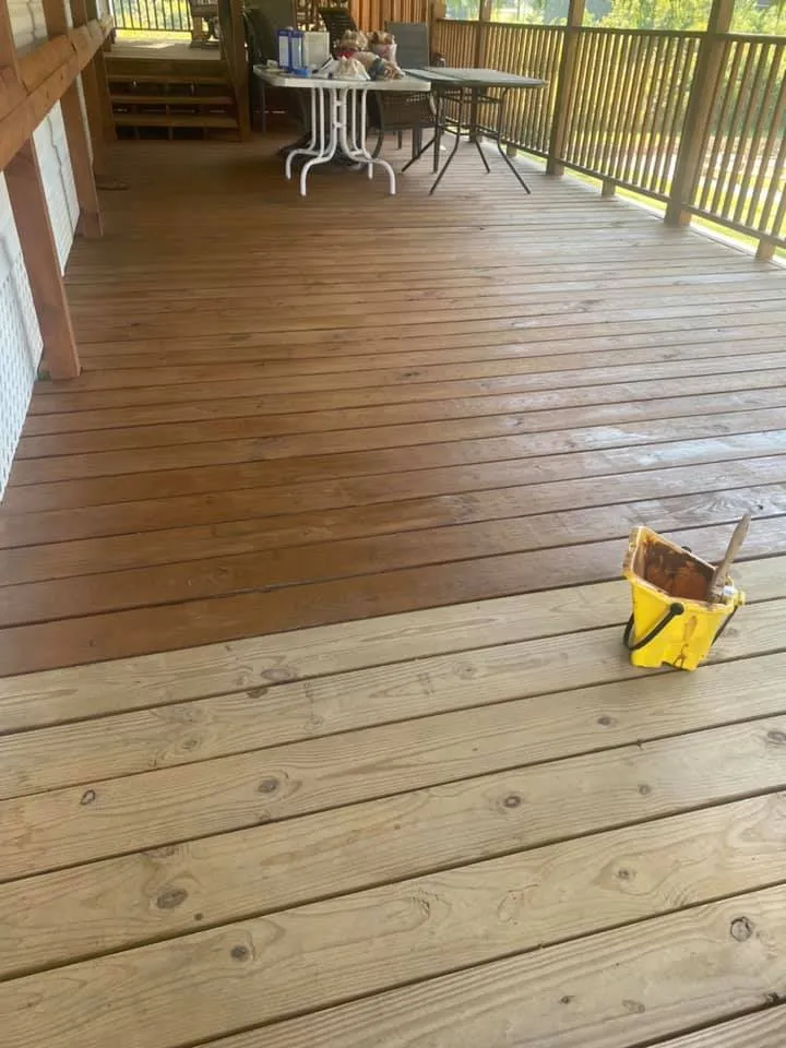 Staining for Sharpe Lines Painting Solutions in Fletcher, NC