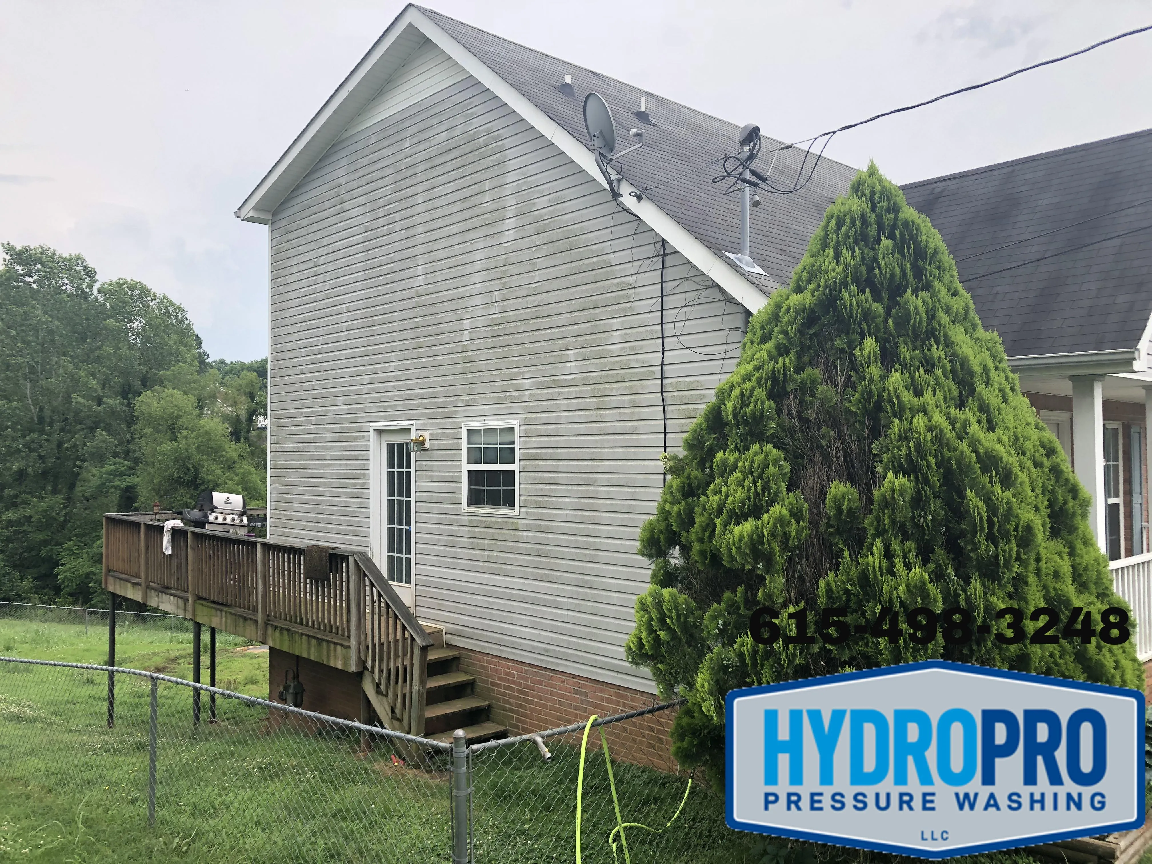 House and Roof Softwash for Oakland Power Washing in Clarksville, TN