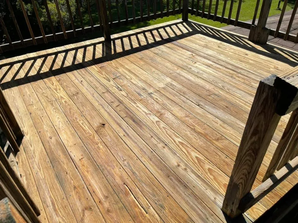 Deck for Sabre's Edge Pressure Washing in Greenville, NC