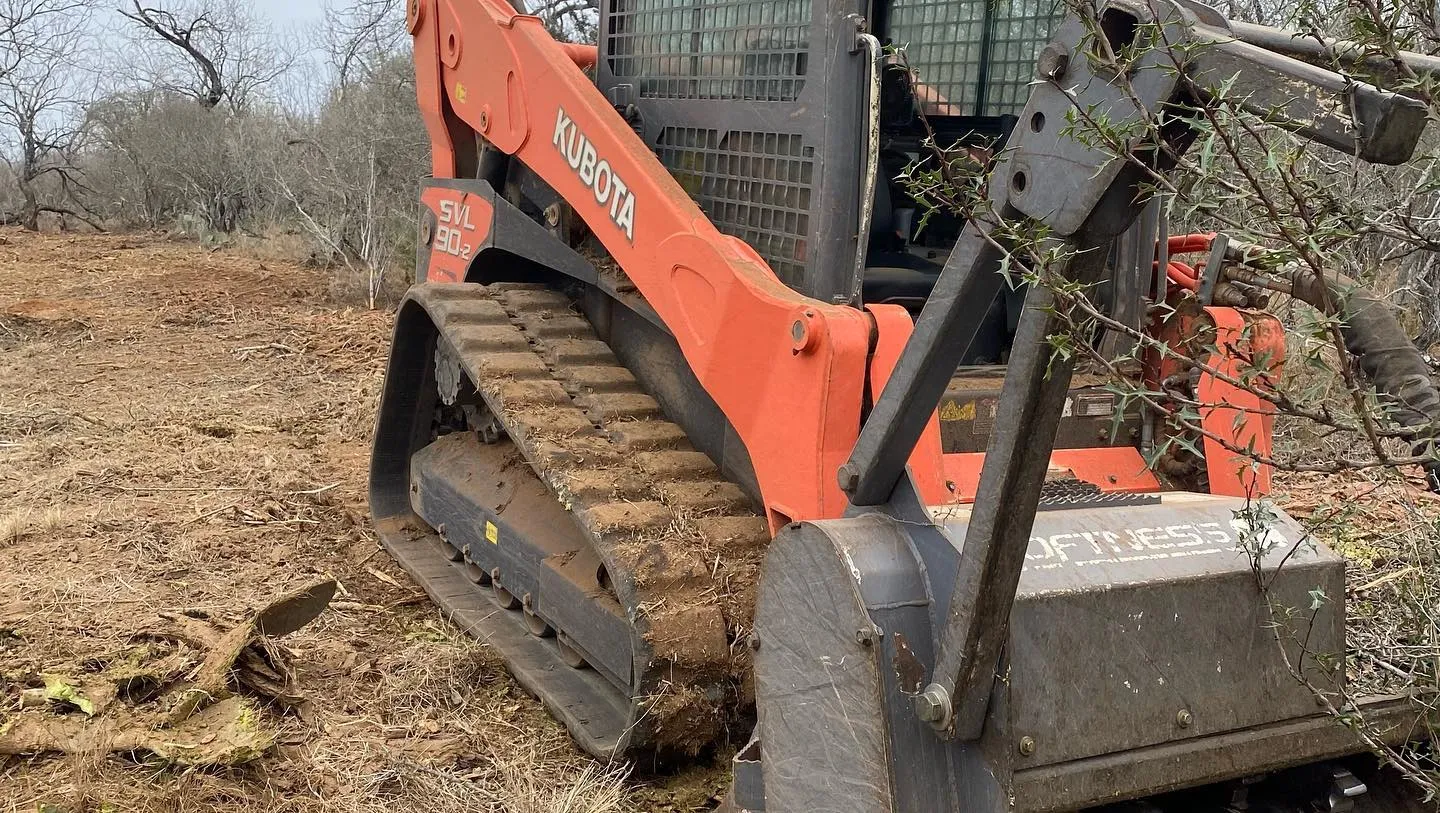 Land Clearing for New Life Property Service in Hallettsville, Texas