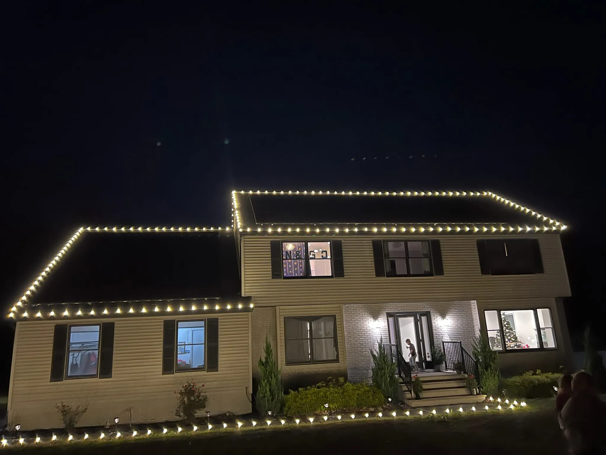 Christmas Lights for Curb Appeal Power Washing in Waretown, New Jersey
