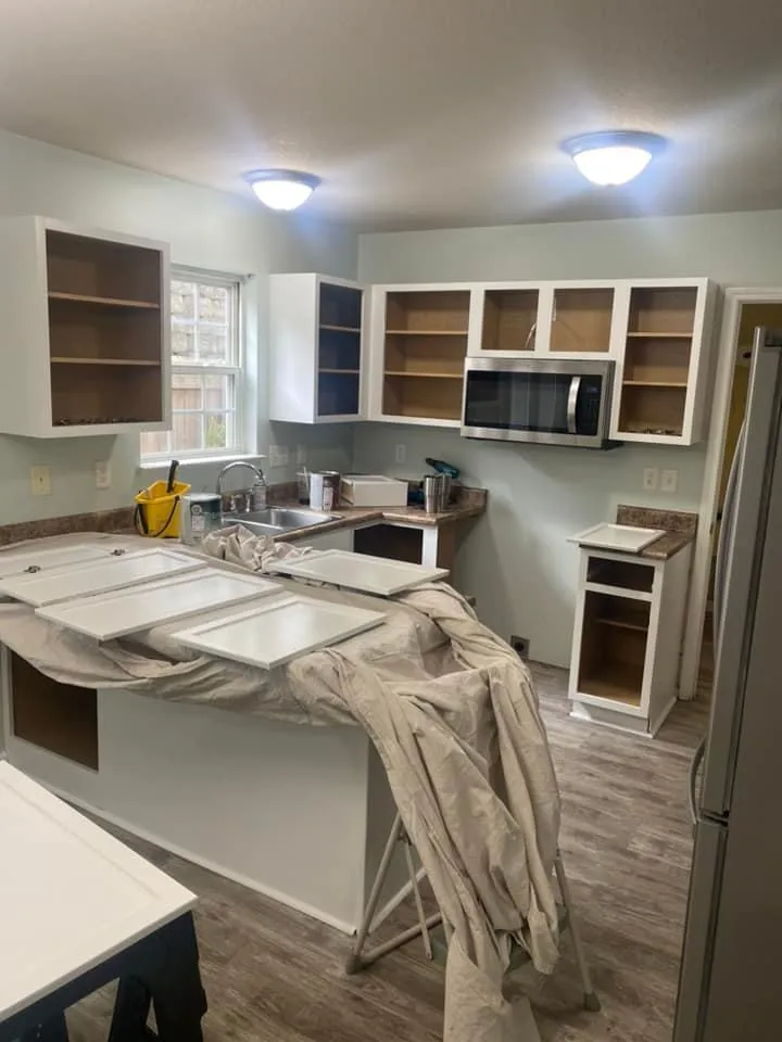 Kitchen and Cabinet Refinishing for Sharpe Lines Painting Solutions in Fletcher, NC