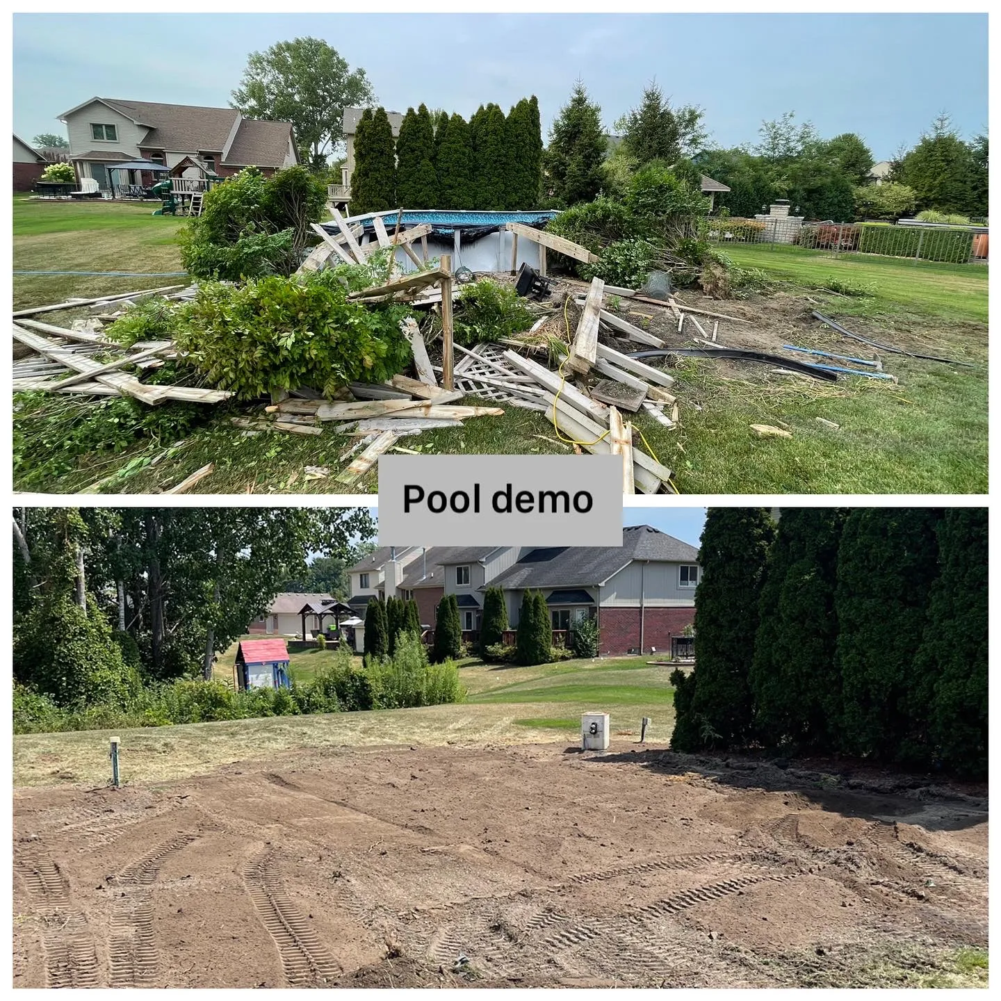 Landscaping Demo for DeBuck’s Landscape & Design in Richmond, MI