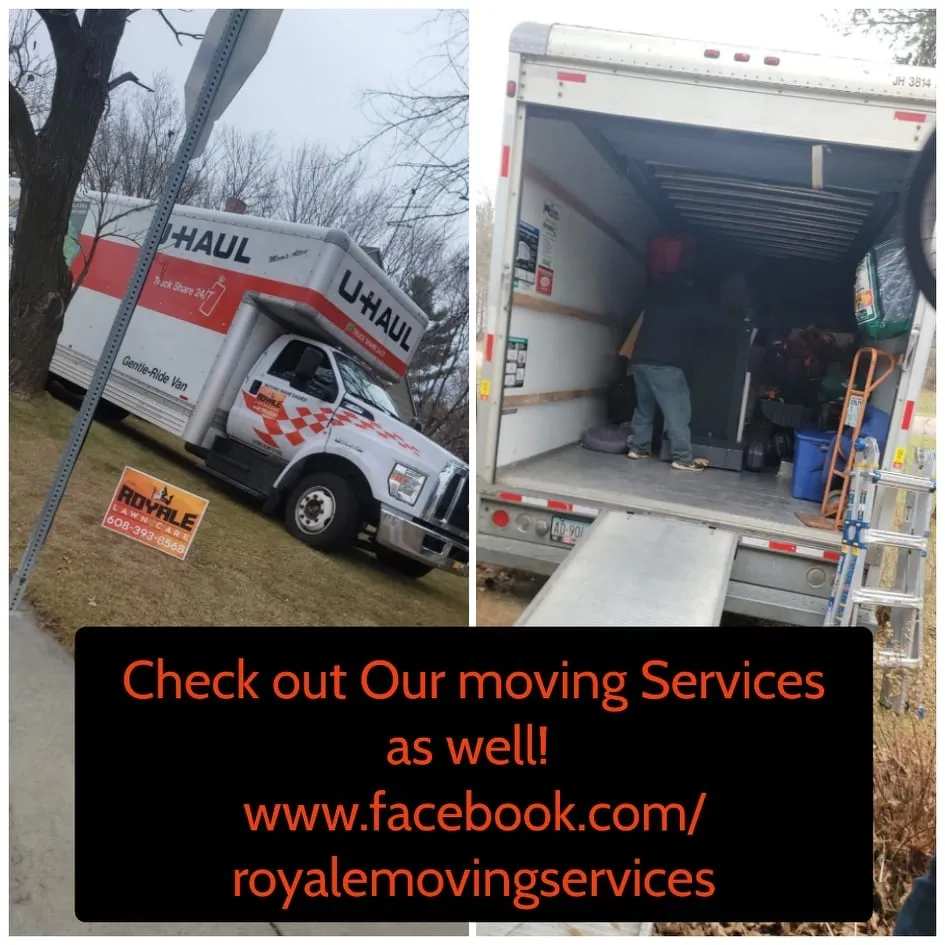 Junk Hauling and Moving for Royale Lawn Care and Maintenance LLC in Reedsburg, WI