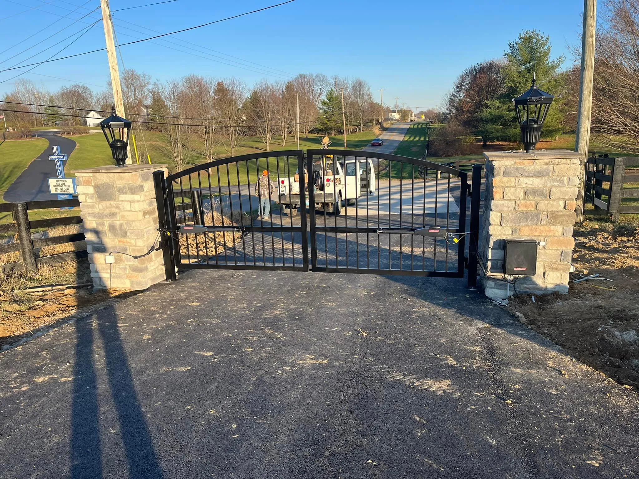 Custom Gates for Jones Welding and Ornamental Iron in Grayson, Kentucky